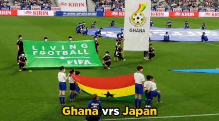 Ghana Vrs Japan Match